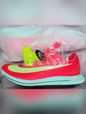 Nike Triple Jump Elite 3 Bright Crimson Lime 2024 'Blast' Sz 9.5 Men NIB